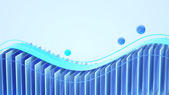 Computer data center, database, data transfer. Online banking. Money, financial, computer protection concept. Blockchain, DeFi, Information security, cyber security. 3D render