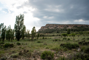 Fototapeta premium Landscape of the fields of San Juan, in Moratalla