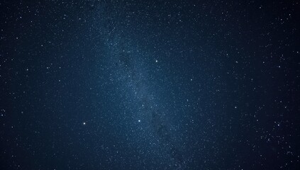 Fototapeta premium natural dark sky with bright milky way and twinkling stars