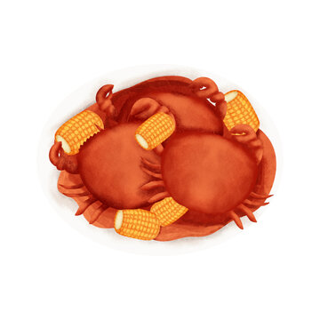 Asam manis crab