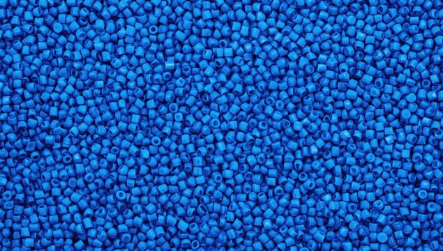 Plastic grade blue polymer granules for pipe extrusion and petrochemical use
