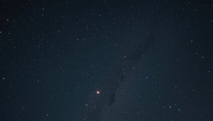 Obraz premium Nighttime sky full of luminous stars forming a scenic background