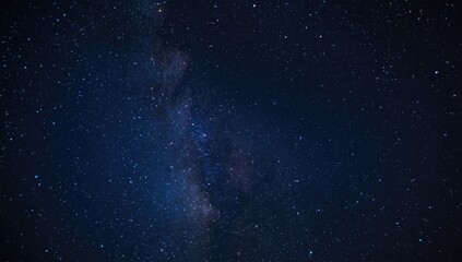 Obraz premium Incredible night sky panorama showing endless stars and distant galactic bodies