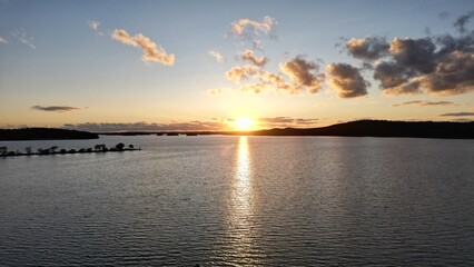 Obraz premium Dusk over Lake