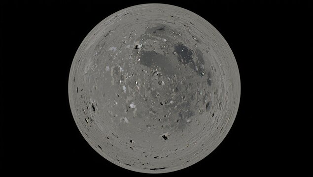 Spherical 360 HDR view revealing Phobos moon rocky habitat