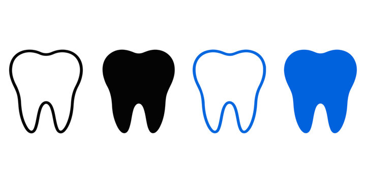 Vector illustration of a healthy 3d human tooth and dental tools set featuring a toothbrush for clean hygiene and medical dentist care