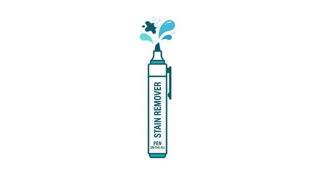Stain Remover Pen with Water Splashes