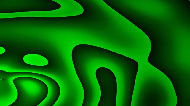 Abstract Colorful Shapes Flowing and Shifting in Dark Background