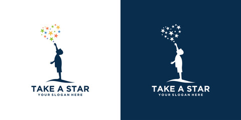 Child Reaching for Stars Logo. © Tara