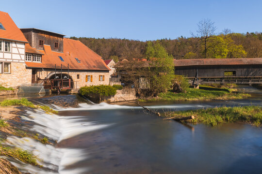 Wasserm&uuml;hle in Buchfart am Fluss Ilm in der N&auml;he von Weimar