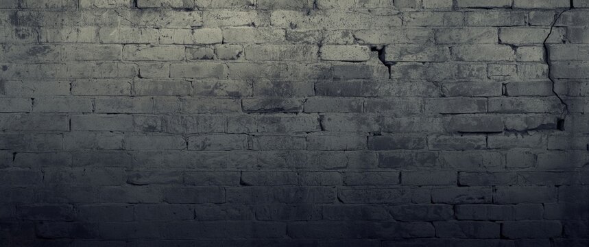 Urban environment with a rough gray brick wall background