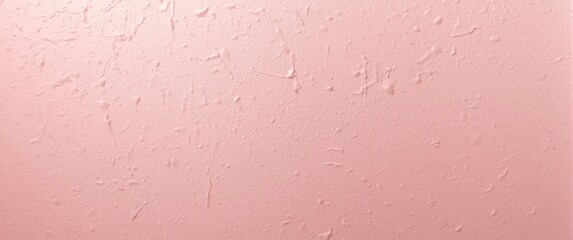 Fototapeta premium Minimalist pink plastic texture background with rough uneven grain and high key lighting copy space