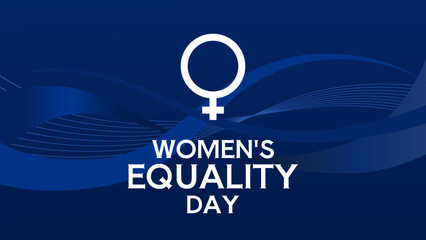 Women's equality day banner, poster © KR Studio