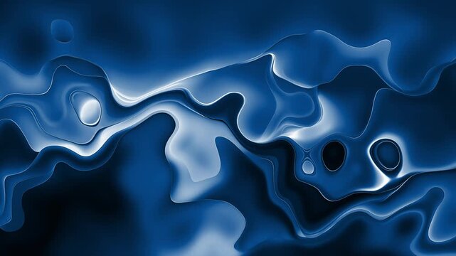 Vibrant fluid abstract gradient background animation, Abstract fluid gradient with wavy layers in vibrant