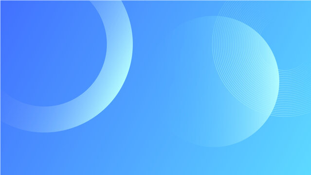  Abstract Blue Gradient Background with Transparent Overlapping Circles Pattern 