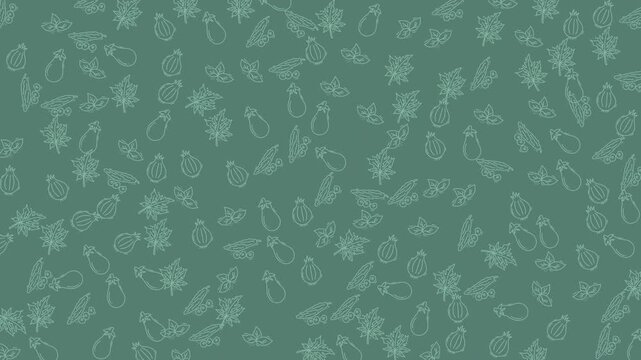 Background with green and white avocado leaf shapes, suitable for wallpaper, packaging, stationery, and organic food branding designs.