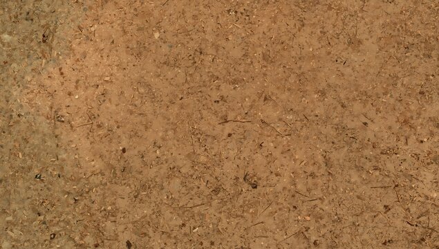 Natural textured brown compressed wood particle board background with particle material background compressed
