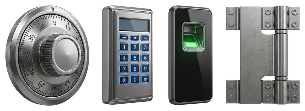 A close-up shot of a combination lock and padlock.