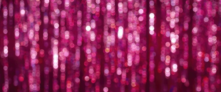 Vibrant shiny sequin backdrop featuring sparkling bokeh light effects