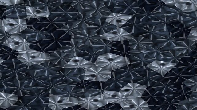 Geometric Pattern Morphing and Shifting in Abstract Motion