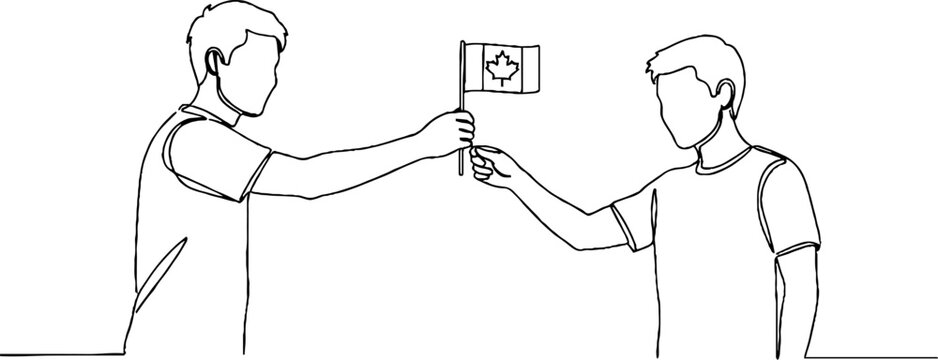 Two people exchanging digital business card on smartphone.