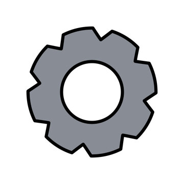 Simple Machine Gear Icon