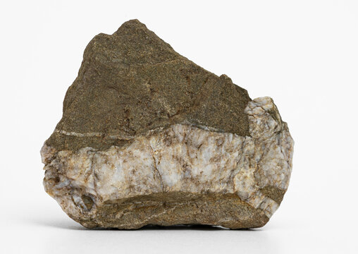 Quarzgestein Quarzader Gesteinsprobe 