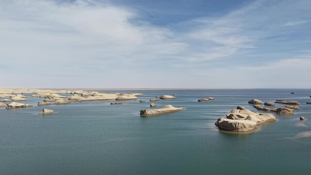 Drone Exploration of Urt Water Yadan National Geopark
