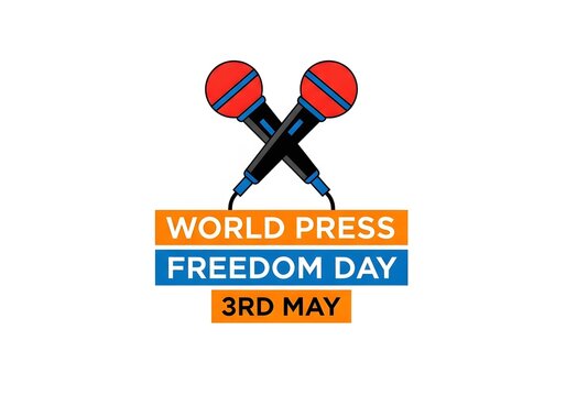 World press freedom day 3rd may vector illustration