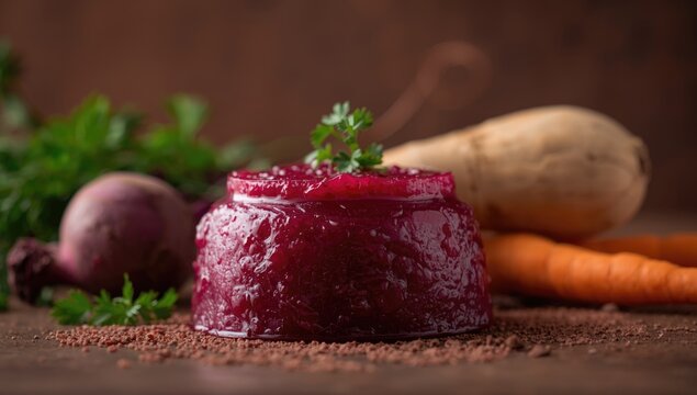 Refreshing Fermented Beetroot Salgam Featuring Purple Carrot and Turnip