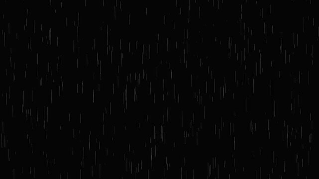 Texture of rain and fog on a black background overlay effect, Abstract splashes of Rain and Snow Overlay Freeze motion of white particles on black background.Rain raining motion overlay footage.Heavy 