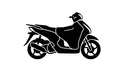 Obraz premium Motorcycle Vehicle Transport Bike Scooter.