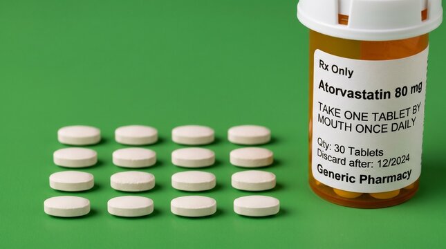 Pharmaceutical Pills and Bottle on Green Screen Background