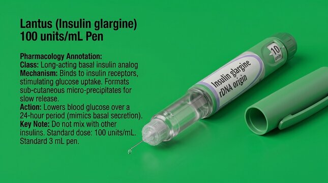 Microscopic view of parasitic larvae on medical syringe against sterile green background