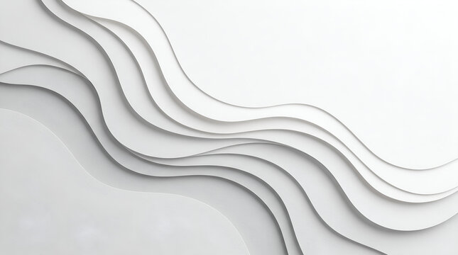 Abstract Background with Wavy Layers