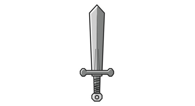 Medieval Sword Silhouette
