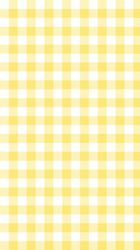 Yellow plaid pattern mobile wallpaper vector