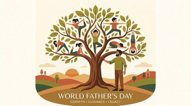  World Father's Day. Happy Father's Day.