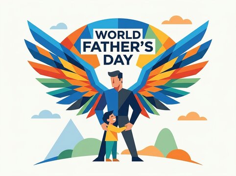  World Father's Day. Happy Father's Day.