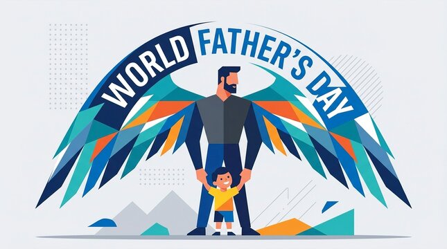  World Father's Day. Happy Father's Day.