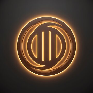 vector gold button