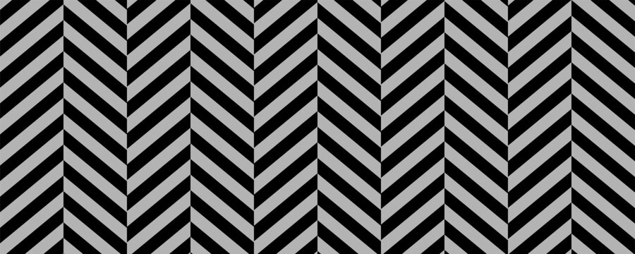 Black and gray herringbone pattern. A cute and unique repeating and decorative design. eps 10