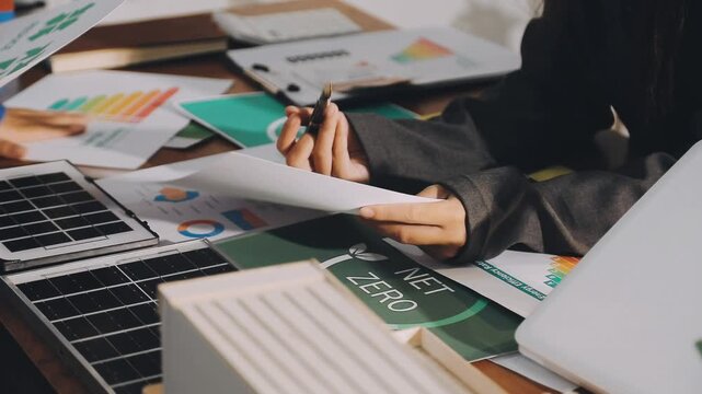 Analyzing esg report data for sustainable business development