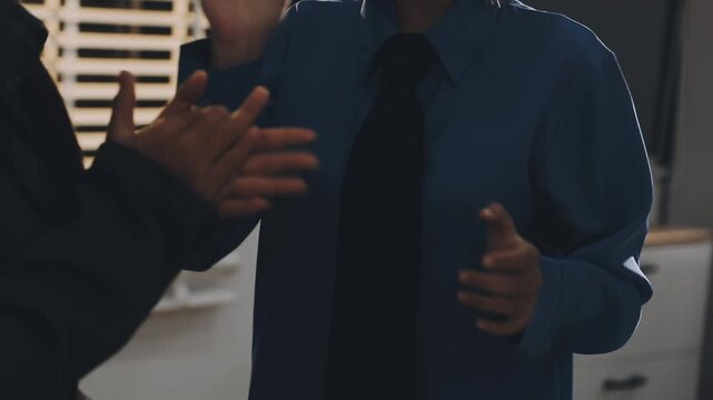 Business people applauding. Group of business people clapping in row. Banner background.