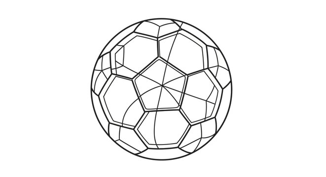 Buckminsterfullerene molecule structure model.