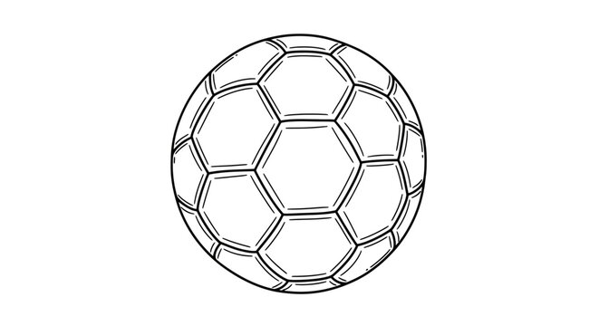 Buckminsterfullerene molecule structure model.