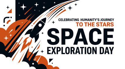 Space Exploration Day Rocket Launch Celebrating Humanity's Journey to the Stars © Januari