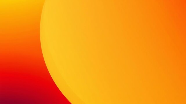 Abstract Orange and Red Curved Shape Background color