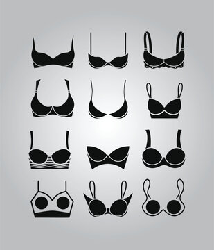 Set of different types of bras