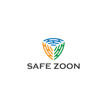 Safe Zoon Abstract Logo Design Template